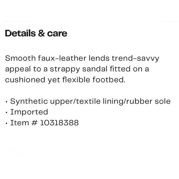 KORKS Jerrick Faux Leather Sandals Black Straps & Tan Flexible Sole Women’s 9 - Picture 14 of 14